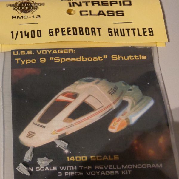 Intrepid Class 1:1400 Speedboat Shuttle - Federation Models - RMC-12